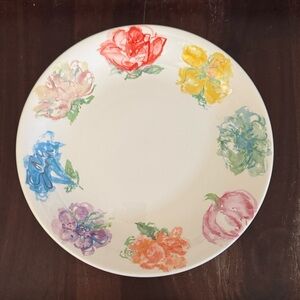 Tiffany & Co. Blossom Vibrant Floral Dinner Plates. Set of 4.
